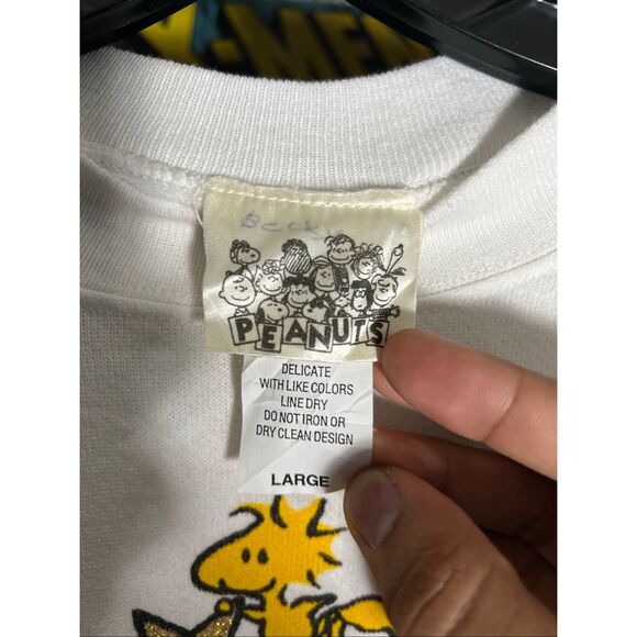 Vintage 90s Peanuts Christmas Tree Charlie Brown Sweater - Picture 4 of 8